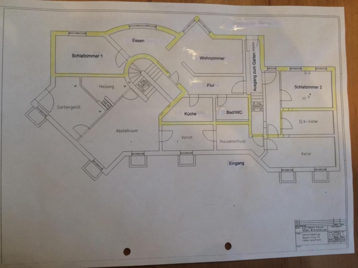Ferienwohnung Bayernring Breitenbrunn  Exteriör bild